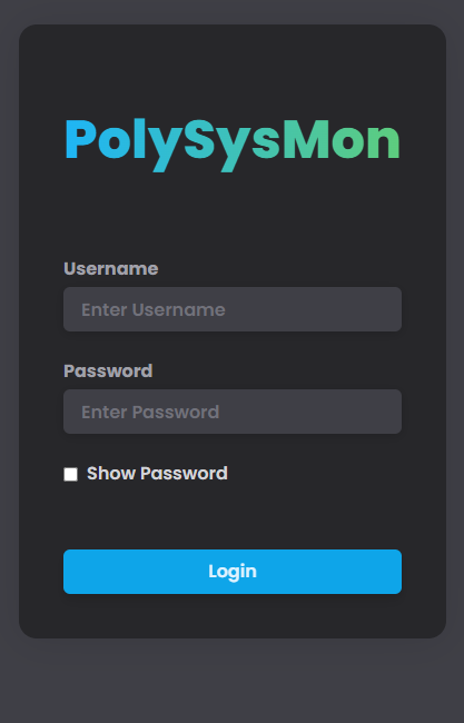 PolySysMon Login