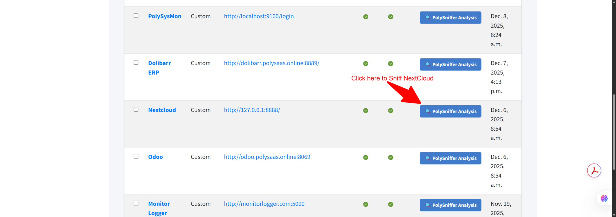 Select-pass-through-endpoint-to-change-D-O-S-E-Administration-02-24-2026_12_08_PM Start PolySniffer