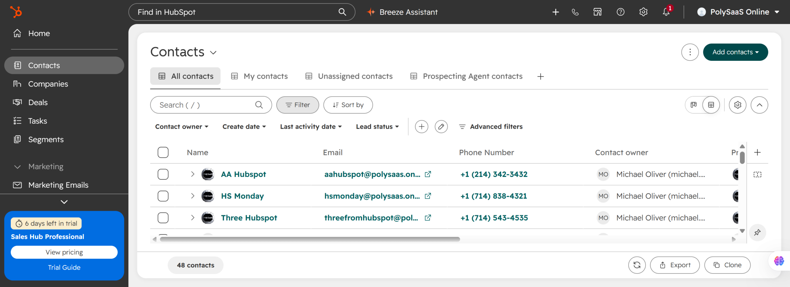 Browse HubSpot